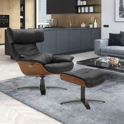 Ensembles fauteuil + Pouf Design